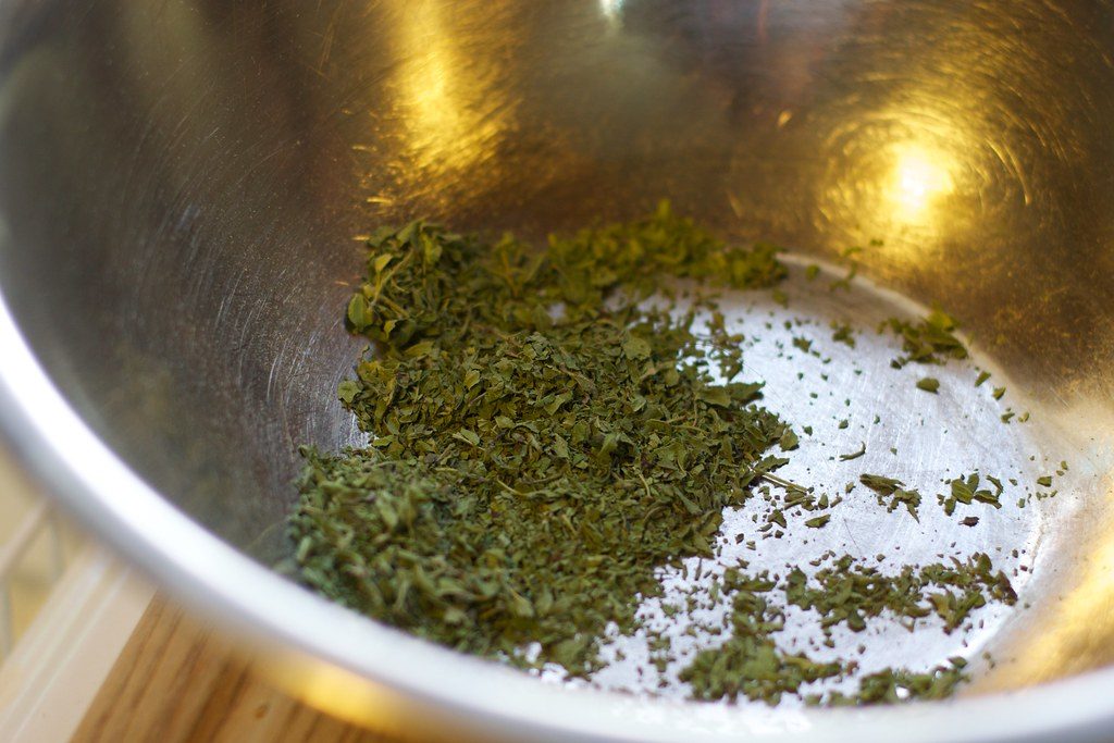 A selection of natural herbal ingredients