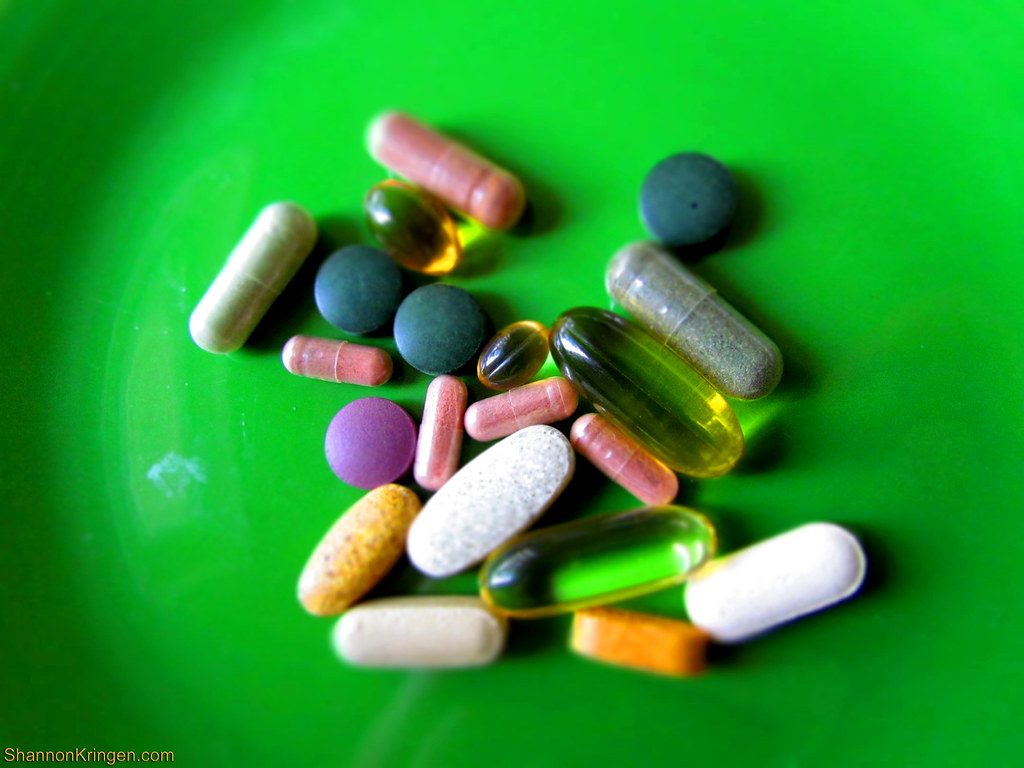 An assortment of vitamin and supplement capsules
