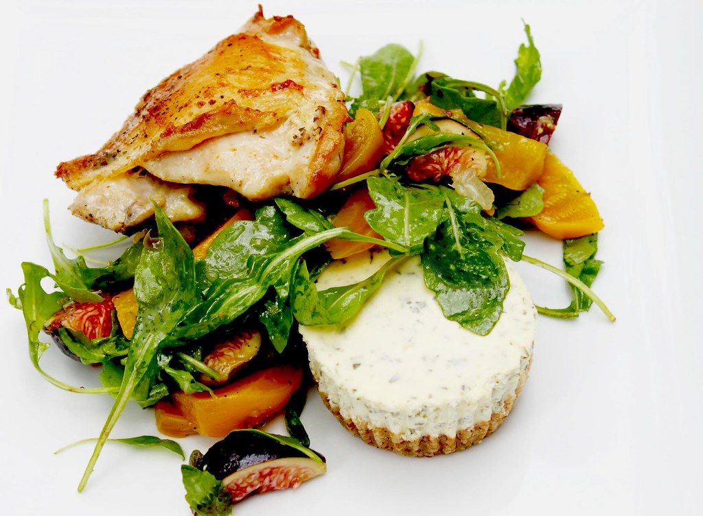 A balanced plated meal